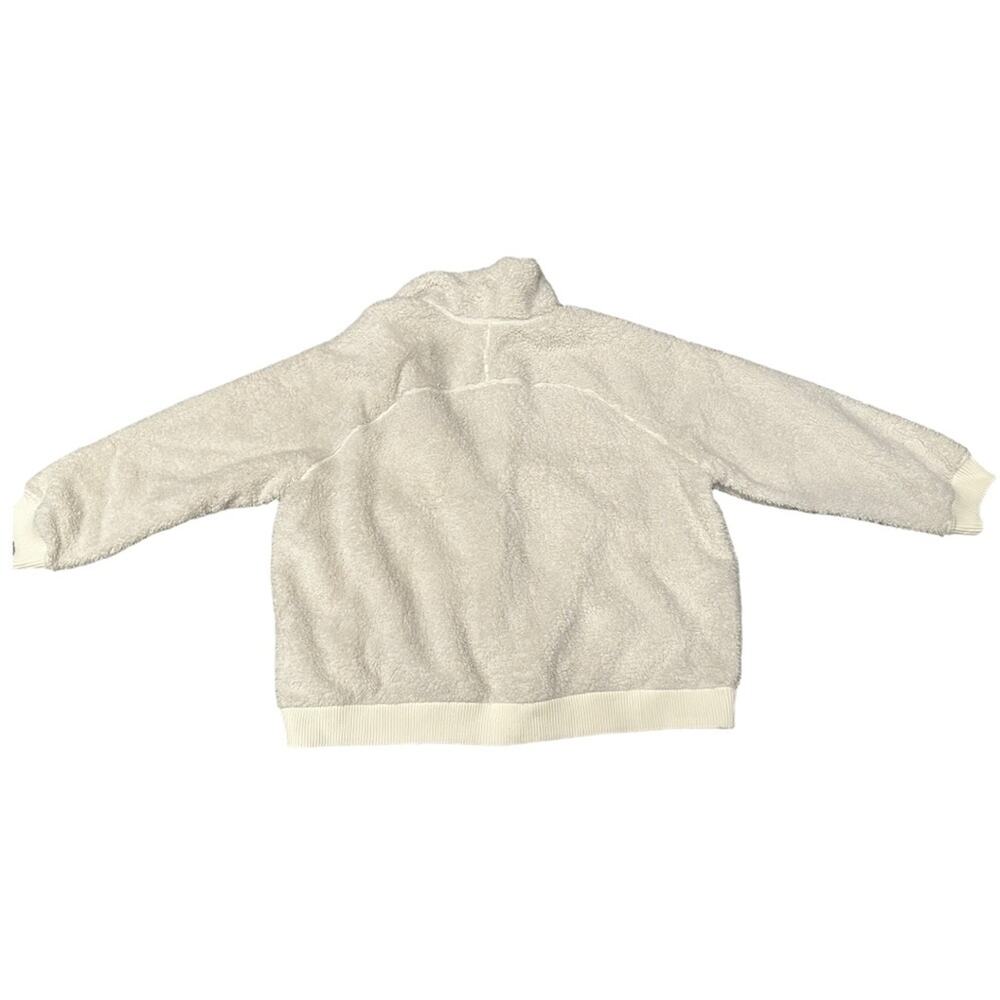 Athleta Cream Tugga Sherpa Jacket Sz 1X - Picture 4 of 10